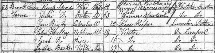 1851 census entry